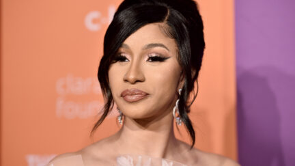 Cardi B attends Rihanna's 5th Annual Diamond Ball