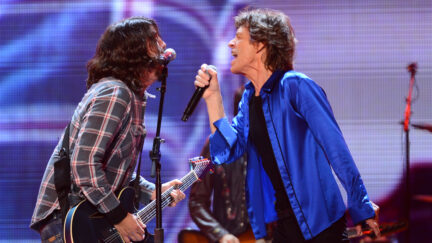 Mick Jagger Dave Grohl