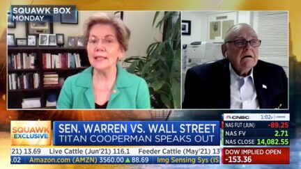 Elizabeth Warren and Lee Cooperman on CNBC
