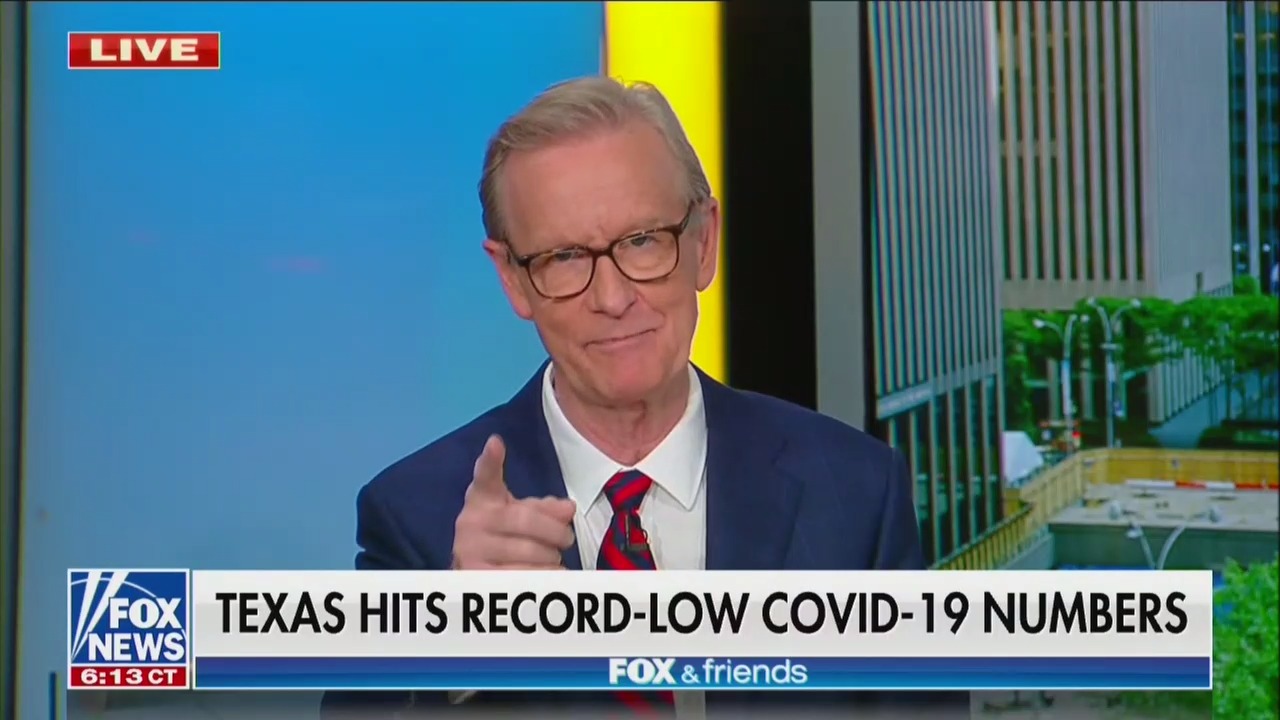 Steve Doocy encourages viewers to take Covid vaccine