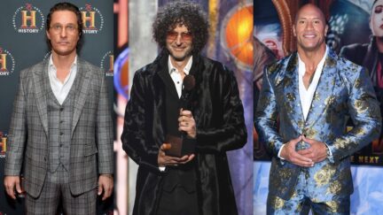 Howard Stern Dwayne Johnson Matthew McConaughey