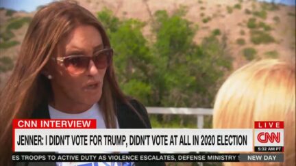 Caitlyn Jenner and Dana Bash on CNN