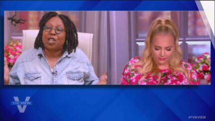 Whoopi Goldberg and Meghan McCain on The View