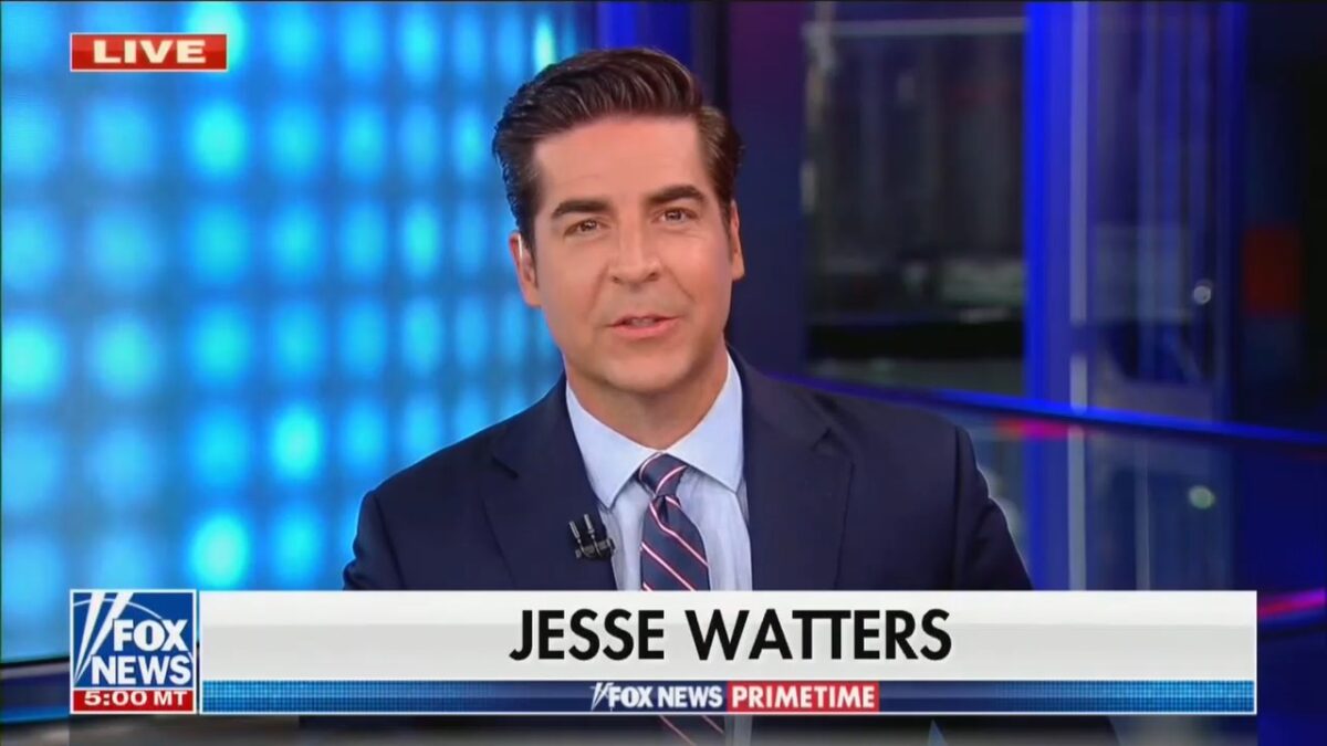 Jesse Watters hosts Fox News Primetime