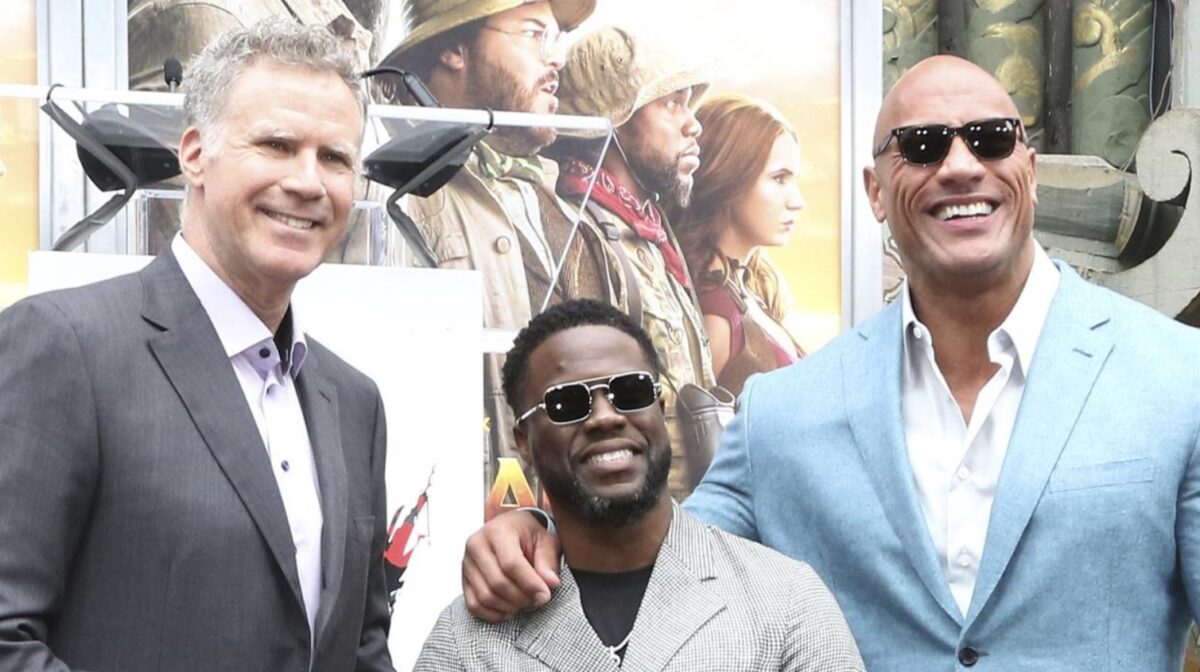 Kevin Hart Dwayne Johnson Rock Will Ferrell