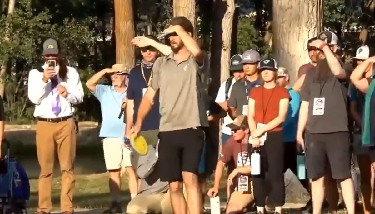 James Conrad Hits Greatest Shot in Pro Disc Golf History