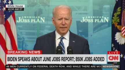 Joe Biden touts new jobs report