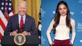 Joe Biden and Olivia Rodrigo