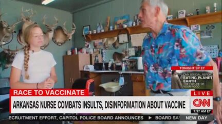 Elle Reeve CNN Report on AntiVax in Arkansas