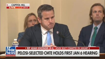 Adam Kinzinger Chokes Backs Tears as He Tears Into Republican Colleagues Over Jan. 6