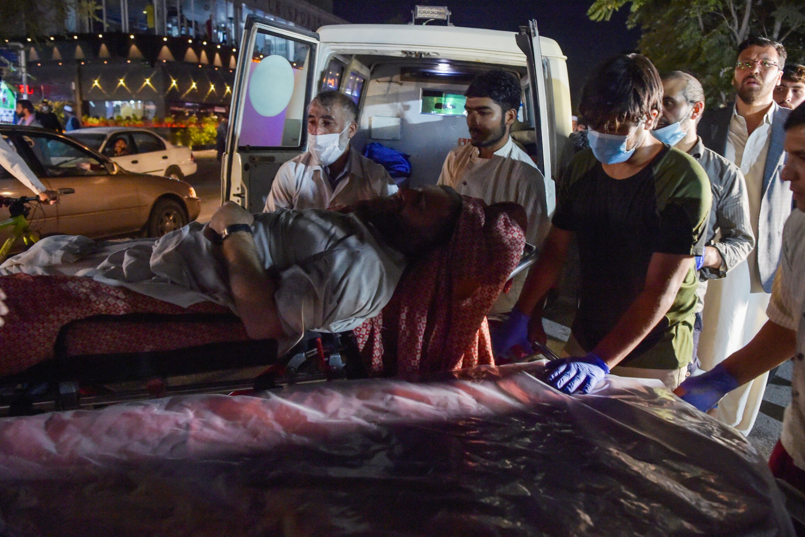Kabul explosion aftermath