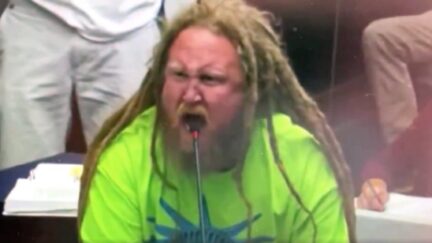 WATCH: Dreadlocked Dude FLIPS OUT With Anti-Vax Rant Before SD County Council: ‘HAVE YOU BEEN A GOOD LITTLE NAZI?!’