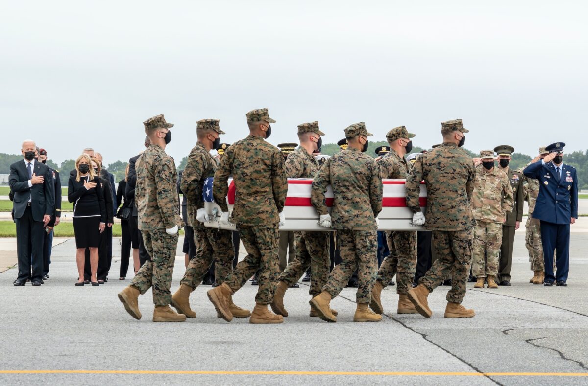 Joe Biden at Dover Air Force Base