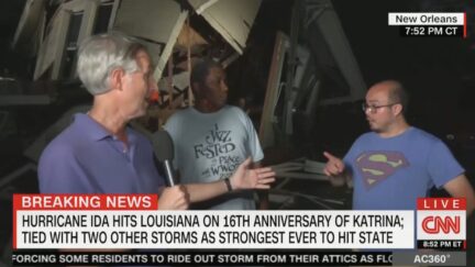 Gary Tuchman Asks Hurricane Victim About Proposing to Girlfriend