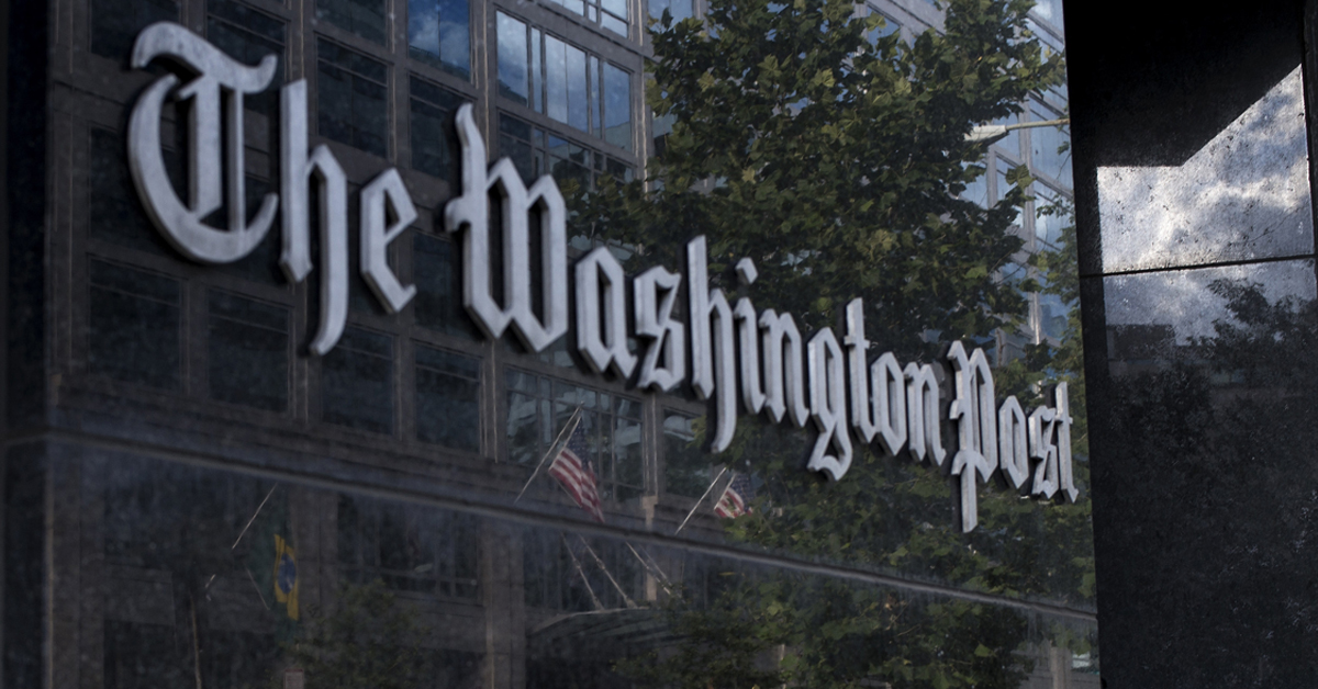 Washington Post Sign