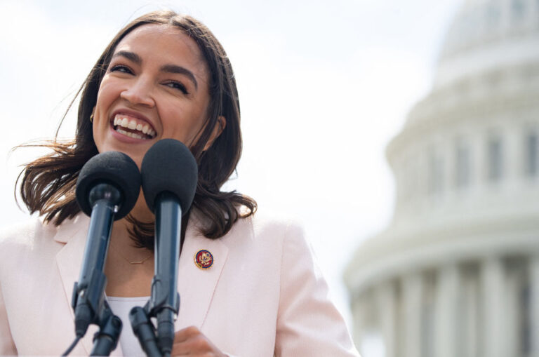 AOC Mocks Sarah Palin With Fake 1-800-CRY-NOW Hotline