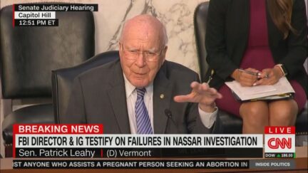 Patrick Leahy addresses FBI Director Wray at Senate hearing