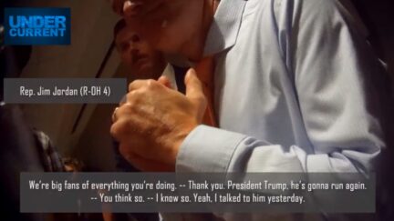 Jim Jordan telling reporter Trump will run again