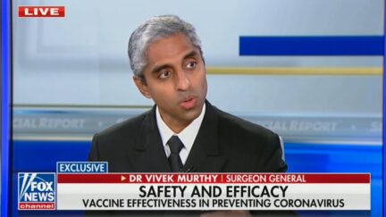 Vivek Murthy answers a question about Covid-19