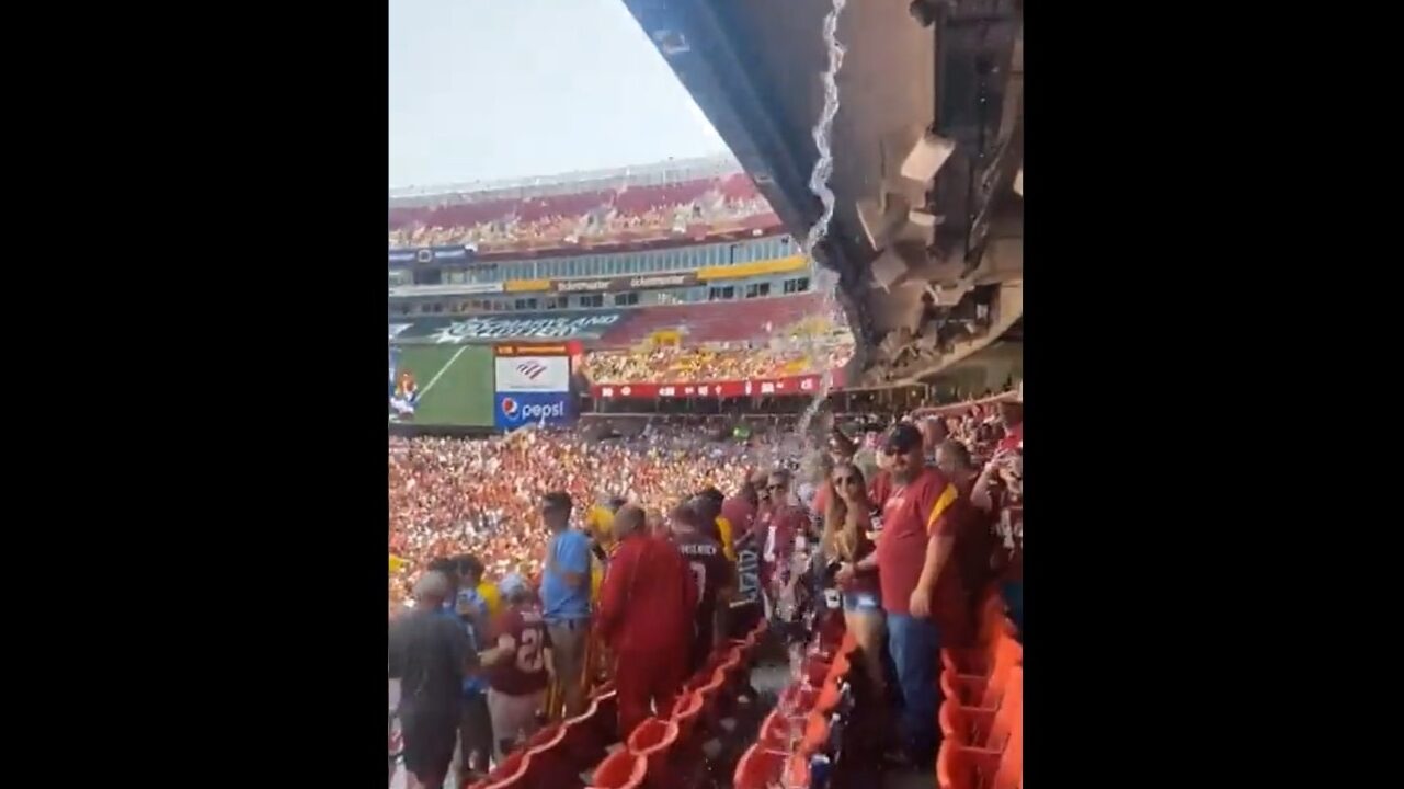 Sewage' Rains on FedEx Field Washington Football Team Fans