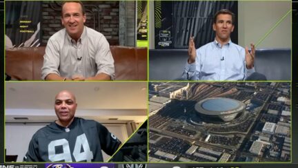 Charles Barkley wears Carl Nassib jersey on Monday Night Football