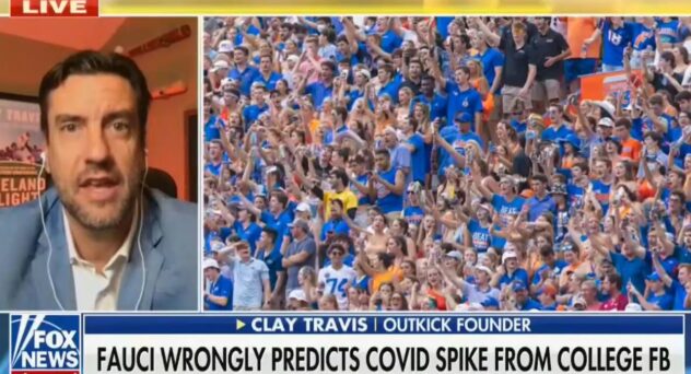 Clay Travis blasts Dr. Fauci on Fox News for his college football prediction