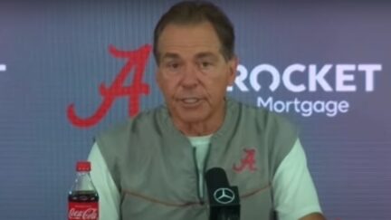 Nick Saban gets testy with reporters