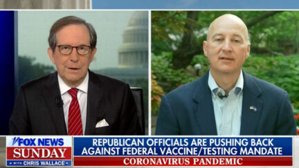 Chris Wallace Confronts Nebraska Gov. Pete Ricketts on Vaccine Requirements
