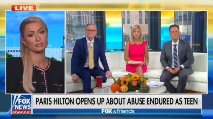 Paris Hilton Appears on Fox & Friends
