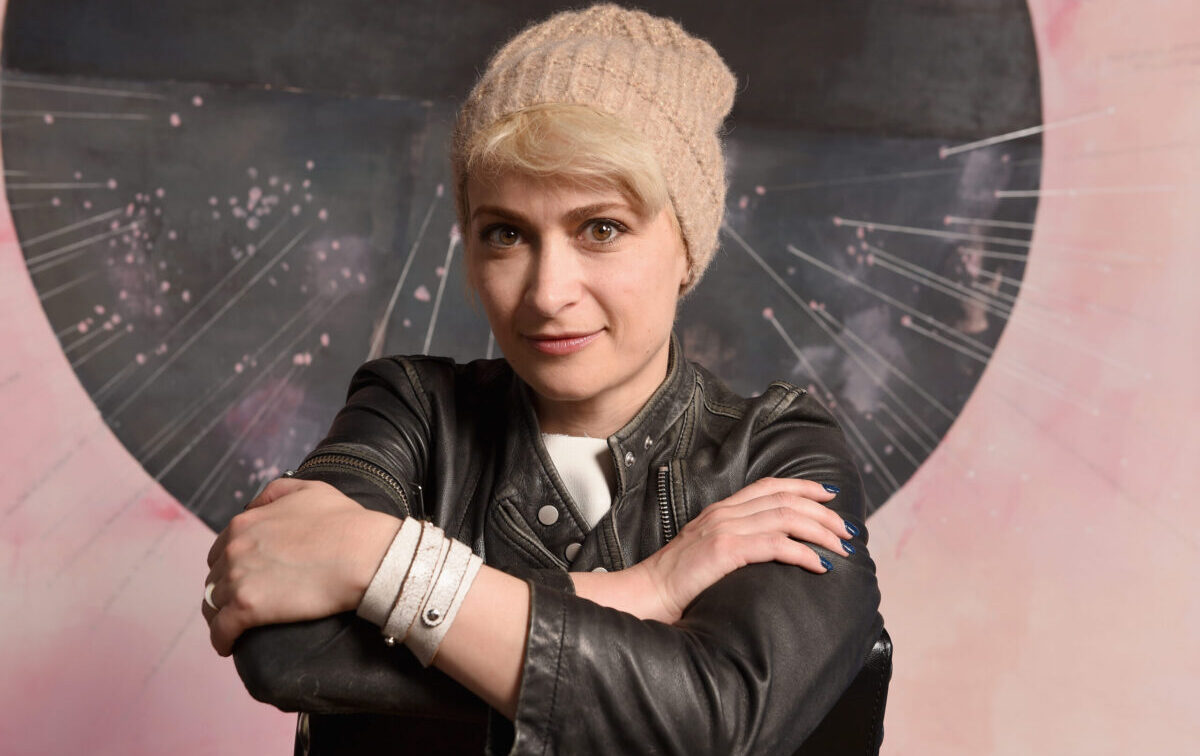 Halyna Hutchins, cinematographer fatally shot by Alec Baldwin's prop gun, at the SAGindie Sundance Filmmakers Reception