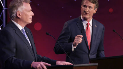 Terry McAuliffe and Glenn Youngkin