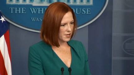 Jen Psaki conducts White House press briefing on October 6, 2021.