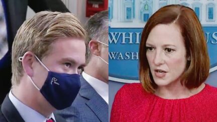 Jen Psaki Rebuffs Peter Doocy for Trying to Blame Hospital Shortages on Vaccine Mandates