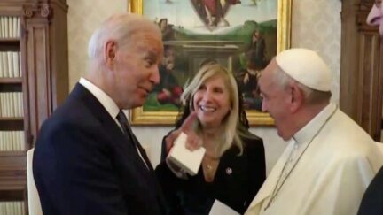 Joe Biden Draws Laugh From Pope Francis After Somberly Giving Him Challenge Coin From Late Son Beau's Unit