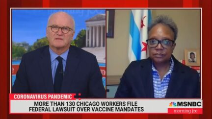 Mike Barnicle and Chicago Mayor Lori Lightfoot on MSNBC on Oct. 28