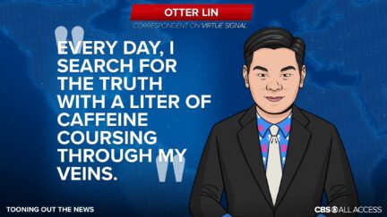Tooning out the News correspondent Otter Lin