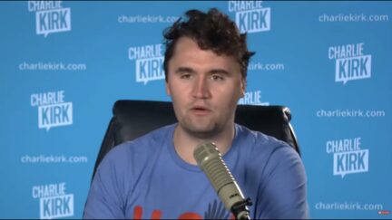 charlie kirk uncombed hair podcast