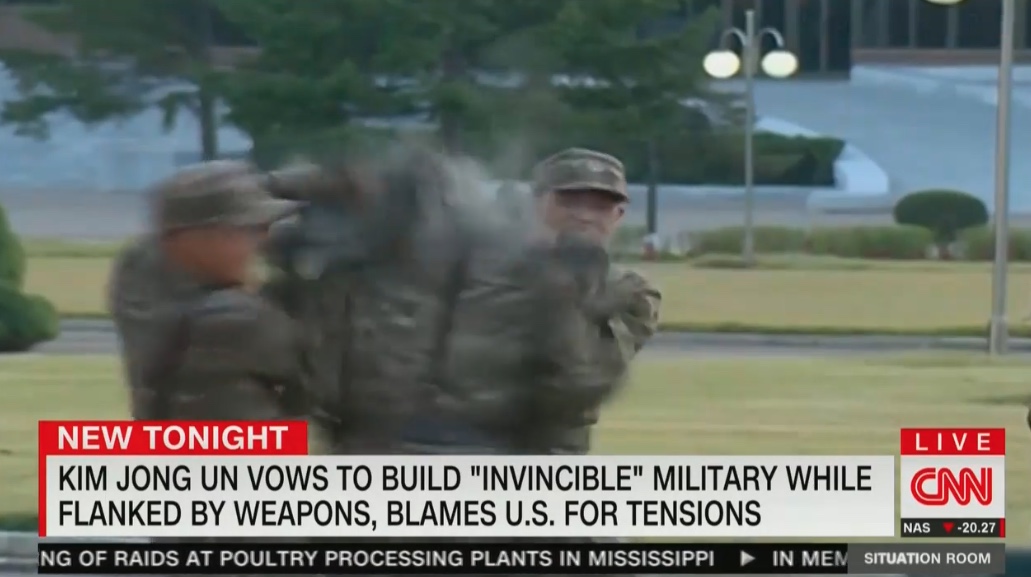North Korea military exercise