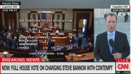 CNN report on Bannon contempt vote