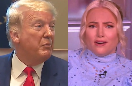 Trump and Meghan McCain