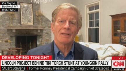 Stuart Stevens defense tiki torch stunt