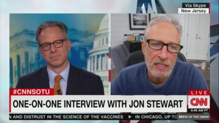 Jon Stewart Blasts the Media for Overhyping Stories