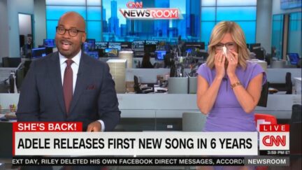 victor blackwell and alisyn camerota talking about new adele song