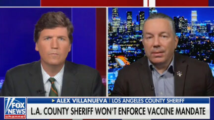 Tucker Carlson Speaks With LA County Sheriff on Vaccine Mandate