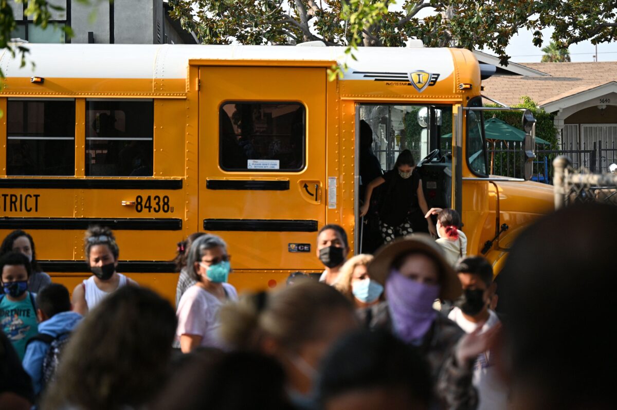 Students Wearing Masks