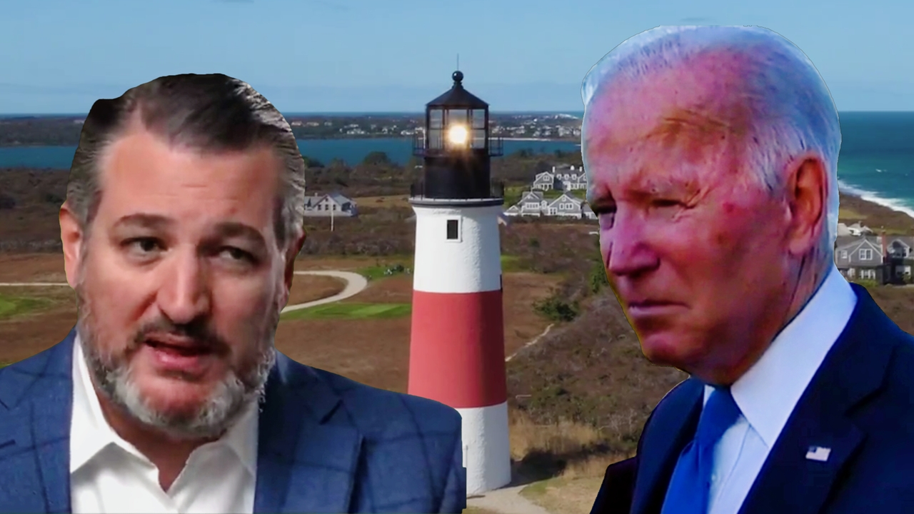 Ted Cruz Joe Biden Nantucket Photo Illustration 