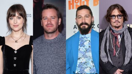 Dakota Johnson, Armie Hammer, Shia LaBeouf, and Johnny Depp