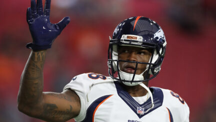 Demaryius Thomas during a preseason game