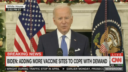 Biden Hits Purveyors of Anti-Vaccine Rhetoric.