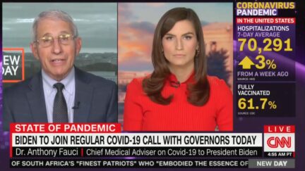 Anthony Fauci and Kaitlan Collins